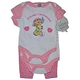 Precious Momentsベビー女の子ピンクボディースーツ、パンツセット – My Little貴重なカップケーキ US サイズ: M カラー: ピンク