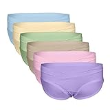 AIYUE ® 6パックマタニティKnickers underバンプ妊娠授乳ブリーフ低ウエスト綿Hipstersショーツ下着 US サイズ: 4L