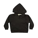 (ラークウッド) Larkwood ベビー・赤ちゃん・キッズ・子供 スウェットパーカー フード付きスウェットトップス フード付きトレーナー (18-24ヶ月) (ブラック)