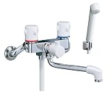 LIXIL(リクシル) INAX 2ハンドルシャワーバス水栓 スプレーシャワー BF-M115H