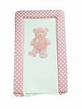 Girls Deluxe PVC Change/Changing Mat - CUTE CERISE PINK BABY TEDDY BEAR by Baby Best Buys