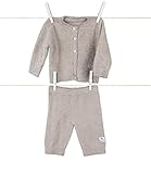 リトルジラフ ベビー服 Dolce スナッグル セーター&パンツセット 6-9m (フラックス) lg1092-02 【正規代理店輸入】