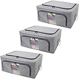 アストロ 収納ケース グレー 衣類用 620-34