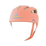 PURITAマスクシート1枚【こどもヘルメット】(オレンジ-Lightning)赤ちゃん ヘルメット/ひも調節可能な超軽量 つかまり立ち ベビー 安全 帽子/６か月から５歳位使用/キッズ サイクル/保