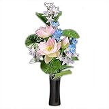 仏縁堂ブランド：お仏壇・インテリア用高級造花【ラスター仏花：G　花立付】腐らずお手入れ不要の便利なお花　仏壇・仏具