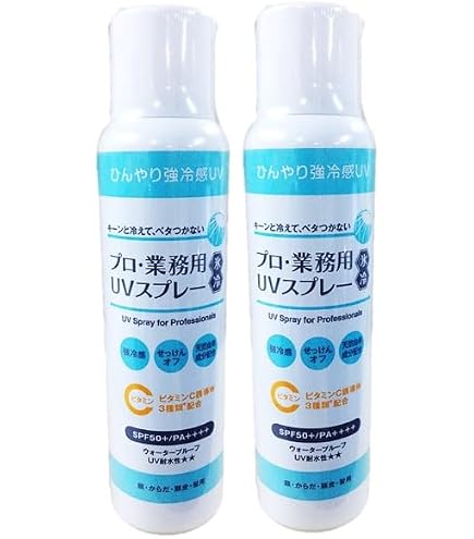 Amazon.co.jp: プロ・業務用 UVスプレー 氷冷 90g SPF50+・PA++++ 冷感