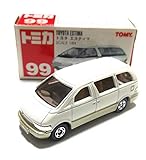 トミカ　赤箱　99　トヨタ　エスティマ　ホワイトツートン　1/64