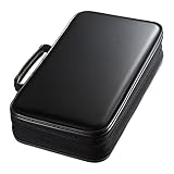 サンワサプライ(Sanwa Supply) ポリプロピレン DVD・CDセミハードケース(96枚収納・ブラック) FCD-WL96BK