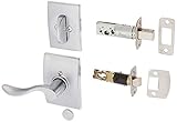 Schlage Lock Company F59ACC626CENLH Accent Left Handed Interior Pack Lever Set with Single Cy, Satin