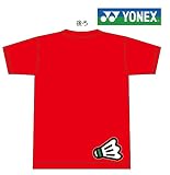 YONEX Tシャツ バドミントン【シャトル】【16200】【限定】 (レッド, S)