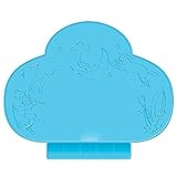 ROSENICE 子供　食事マット　ランチョンマット　テーブルマット　食べこぼしポケット付 (ブルー)