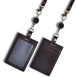 縦型 IDカードホルダー リール付き縦型IDカードホルダー IDカードケース メンズ idカードホルダー 社員証 ケース パスケース 定期券