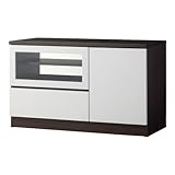 TVボード C2B-100TV ウェンジ+ホワイト扉 [幅100cm 高さ60cm]