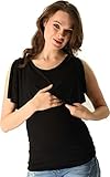いないいないばあ授乳マタニティケープトップ カラー: ブラック