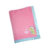 Carter's Sea Collection Appliqued Blanket, Pink/Blue/Turquoise by Carter's