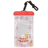 グルマンディーズ リラックマ 防水ポーチ ストロベリー grc-191a