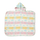 Rok(アールオーケー) 6層ガーゼおくるみブランケット ブルー(雲柄)