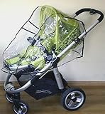Universal Pushchair Rain Cover Will Fits Three Wheeled Prams And Buggies by Baby Comfort