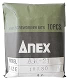 アネックス(ANEX) 六角ビット インパクトドライバー用 10pc -10×80 AK-21