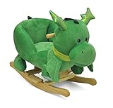 Heritage Kids Dragon Kids Figural Rocking Chair, Green [並行輸入品]