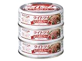 極洋 ライトツナまぐろ油漬 フレーク 70g×3缶セット 常備食にも最適
