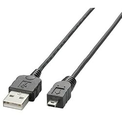 ELECOM デジタルカメラ接続用USBケーブル USB(A)オス-USB(平型mini8pin)オス 1.8m USB-SCMF8U