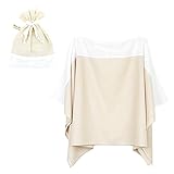 アビックス マミールナ ポンチョ型授乳ケープ(レース付き) フリー ベージュ 平織 879429