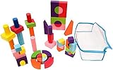 VIAHART Non-Toxic 50 Piece EVA Big Foam Building Blocks Stacking Blocks Soft Sponge with Carry Tote 