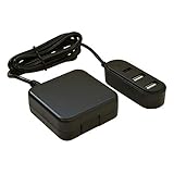 ラスタバナナ iPhone スマホ iPad タブレット対応 充電用USBポート AC充電器 2m 3.4A USB-Aポート タイプC コンセント充電器 USB-A Type-C ブラック 3台同時充電 R20AC2A1C3A01BK