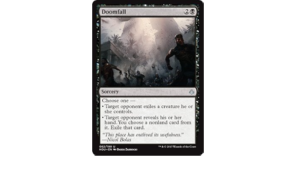 Amazon Co Jp マジックザギャザリング Mtg 黒 英語版 大災厄 Doomfall Hou 62 アンコモン おもちゃ