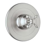 Rohl ARB1400XMSTN Country Bath Verona Kit for Pressure Balance Trim in Satin Nickel Metal Cross Hand