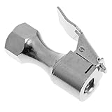 KESOTO タイヤエアーチャック　1/4インチ　メス　NPT　ロックオン　真ちゅう製　高強度　耐久性