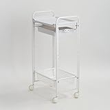 自由組立エステワゴン 2段 ( 2-A ) ( 23111+23112+23118 ) [ エステワゴン ネイルワゴン キッチンワゴン マルチワゴン サイドワゴン キャスター付き 収納 業務用 サロン ワゴン ラック ]