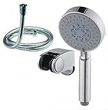 シャワーヘッド + ホース + フック 多機能 5 モード マッサージ　ミスト 切換 水勢アップ 節水 風呂 お風呂 浴室 浴槽 フロ