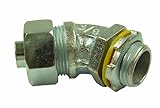hubbell-raco45度Liquidtightコネクター、25-pack 3/4 Inch 3443 25