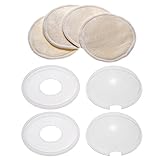 PChero 母乳収集器 母乳パッド 乳首保護カバー 衛生的に母乳を保存 母乳器 授乳 2個母乳収集器+4枚母乳パッド