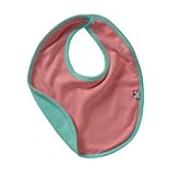 リバーシブル ビブ(よだれかけ)ライトブルー×ピンク