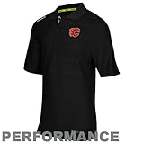 NHLリーボックCalgary FlamesセンターIceチームパフォーマンスポロ – ブラック L