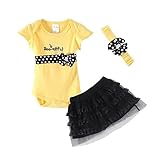 LittleSpring夏 ベビー ロンパース セット 半袖ロンパース チュールスカート ヘアバンド 0ヶ月～24ヶ月 お食い初め 記念撮影 出産祝いギフト プレゼント 寝相アート 百日祝い　0434