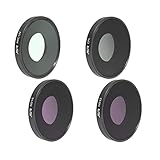 DJI OSMO Action 3 専用 フィルター OSMO Action 3 用 UV CPL ND ND/PLフィルターアクセサリー (UV+CPL+ND16+ND32)