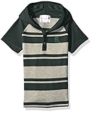 NCAA Michigan State Spartans Toddler Boysラグビー半袖フード付きシャツ、サイズ3、グリーン/ヘザー
