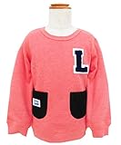 Buddy Lee 長袖 ミニ裏毛トレーナー 子供服 ベビー キッズ　(12、アカ/90cm)