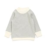 Sunny Landscape ヘリンボン長袖Tシャツ　アイボリー　90cm