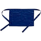 クロダルマ（KURODARUMA） 作業用 ショートエプロン（腰下前掛け） ブルー 47229 F