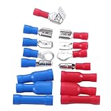 200個いり ナイロン圧着端子セット クリンプ端子 絶縁電線ケーブルコネクタ キットセット ケースに付き