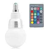 hunulu 85 – 265 V e14 10 W RGB LEDライトカラー変更するランプバルブリモコン付き