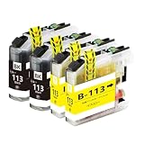 LC113 ブラザーbrother用互換インクカートリッジLC113BKブラック2本 LC113Yイエロー2本 合計4本 対応機種：J4910CDW J4810DN DCP-J4215N DCP-J4210N J4510N J6975CDW J6973CDW J6970CDW J6770CDW J6573CDW J6570CDW