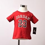 Nike AIR JORDAN ロゴTシャツ レッド 24M [並行輸入品]