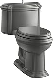 Kohler K-3506-58 Portrait Comfort Height Elongated Toilet with Lift Knob and Glenbury Quiet-Close To