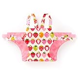 どこでもサポート赤ちゃん安心チェアベルト　スイートストロベリーコレクション（スケアー地・アイボリー）　B2602500　日本製